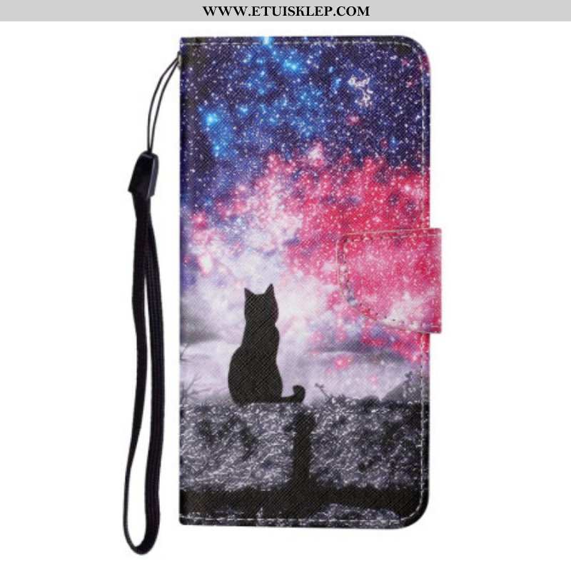 Etui Folio do Samsung Galaxy A54 5G Świetlik Kot